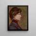 Portrait einer jungen Frau - Julia Graydon Sharpe — gerahmtes Bild an der Wand