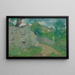 Ein Landweg in Frankreich - Julian Alden Weir — gerahmtes Bild an der Wand