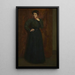 Die grüne Robe - Julian Alden Weir — gerahmtes Bild an der Wand