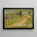 Le chemin - Julian Alden Weir — gerahmtes Bild an der Wand