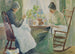 Zwei Frauen beim Nähen - Julian Alden Weir — Ansicht des Kunstwerks