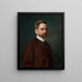 Selbstporträt - Julian Maszyński — gerahmtes Bild an der Wand
