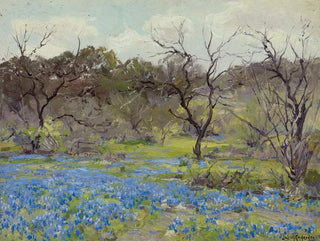 Früher Frühling, Bluebonnets und Mesquite - Julian Onderdonk — Ansicht des Kunstwerks