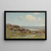 Hügel mit Felsen und ruhiger Becken - Julian Onderdonk — gerahmtes Bild an der Wand
