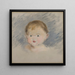 Julie Manet im Alter von fünfzehn Monaten - Édouard Manet — gerahmtes Bild an der Wand