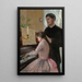Die Klavierschule - Julie Delance-Feurgard — gerahmtes Bild an der Wand