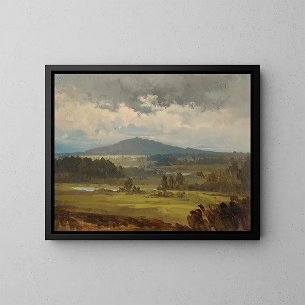 Blauberg bei Wolmar - Julie Wilhelmine Hagen-Schwarz — gerahmtes Bild an der Wand