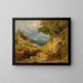 Italienisches Landschaftsgemälde - Julie Wilhelmine Hagen-Schwarz — gerahmtes Bild an der Wand