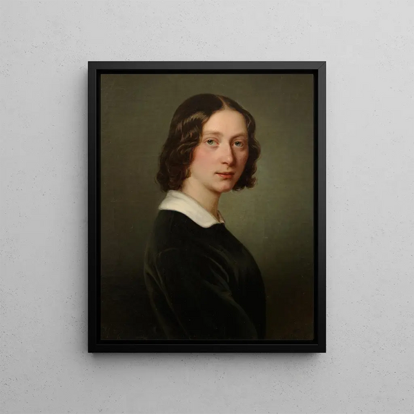 Portrait Marie Berger Lattner Keller - Julie Wilhelmine Hagen-Schwarz — gerahmtes Bild an der Wand