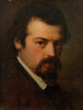 Portrait des Künstlers Aleksander Hagen - Julie Wilhelmine Hagen-Schwarz — Ansicht des Kunstwerks