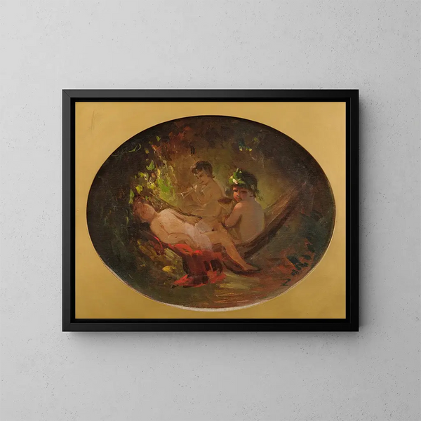 Pothos - Julie Wilhelmine Hagen-Schwarz — gerahmtes Bild an der Wand