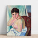 Reproduktion des Gemäldes Juliette Assise au Fauteuil - Suzanne Valadon
