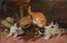 Katzen und Flusskrebse - Julius Adam der Ältere — Ansicht des Kunstwerks