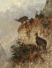 Chamois dans les montagnes - Julius Arthur Thiele — Ansicht des Kunstwerks