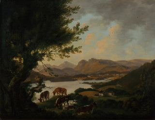 Lac Windermere - Julius Caesar Ibbetson — Ansicht des Kunstwerks