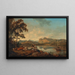 Langdale Pikes seit Lowood - Julius Caesar Ibbetson — gerahmtes Bild an der Wand