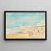 Strand in Ostende - Julius Collen Turner — gerahmtes Bild an der Wand