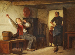 Der faule Junge - Julius Exner — Ansicht des Kunstwerks