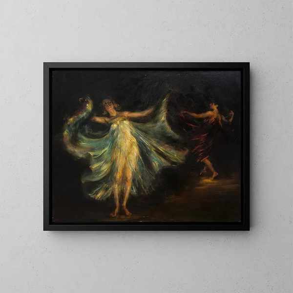 Danse du serpent - Julius Exter — gerahmtes Bild an der Wand