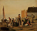 Szene in einem Fischerdorf bei Taarbk in Zeeland - Julius Friedländer — Ansicht des Kunstwerks