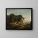 Landschaft Dänemark - Julius Hellesen — gerahmtes Bild an der Wand