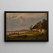 Die Küste am Fischerdorf Flade bei Frederikshavn - Julius Hellesen — gerahmtes Bild an der Wand