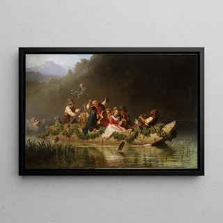 Julius Kckert - Hochzeitszug auf einem bayerischen Gebirgssee.webp