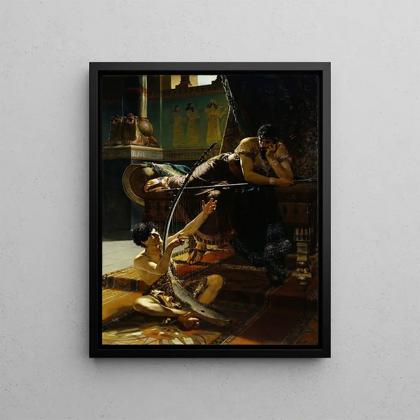 Julius Kronberg - David and Saul.webp