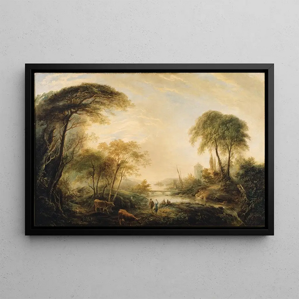 Eko - Julius Kronberg — gerahmtes Bild an der Wand