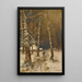 Voyageur dans la neige - Julius Sergius Klever — gerahmtes Bild an der Wand