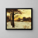Cottage d'hiver - Julius Sergius Klever — gerahmtes Bild an der Wand