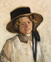 Mädchen mit Hut - Julius Seyler — Ansicht des Kunstwerks
