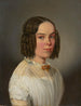Portrait in Brustansicht eines jungen Mädchens - Julius Siegfried Uetz — Ansicht des Kunstwerks