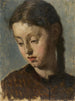 Studie des Kopfes eines Mädchens - Julius Siegfried Uetz — Ansicht des Kunstwerks