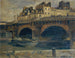Landschaft Paris mit der Pont Neuf - Julius Ullmann — Ansicht des Kunstwerks