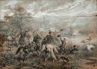 Juliusz Kossak - Heron Hunting.webp