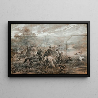 Juliusz Kossak - Heron Hunting.webp