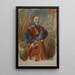 Portrait eines Hetman nach dem Gemälde von Podhorce - Juliusz Kossak — gerahmtes Bild an der Wand