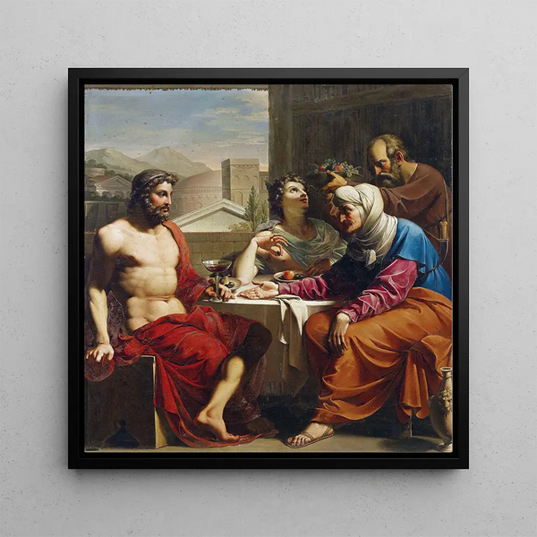 Jupiter et Mercure chez Philemon et Baucis - Andrea Appiani