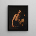 David und Goliath - Jusepe de Ribera — gerahmtes Bild an der Wand