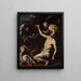 Martyre des heiligen Laurentius - Jusepe de Ribera — gerahmtes Bild an der Wand