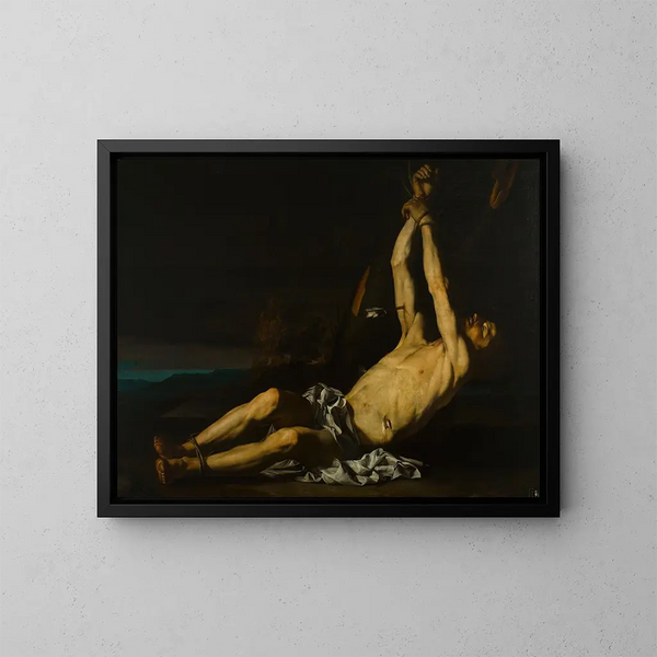 Martyre de saint Sébastien - Jusepe de Ribera — gerahmtes Bild an der Wand