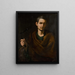 Saint Philippe in halber Körperhaltung, der ein Kruzifix hält - Jusepe de Ribera — gerahmtes Bild an der Wand
