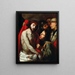 Die Spott des Christus - Jusepe de Ribera — gerahmtes Bild an der Wand