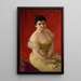 Portrait einer Dame - Józef Męcina-Krzesz — gerahmtes Bild an der Wand