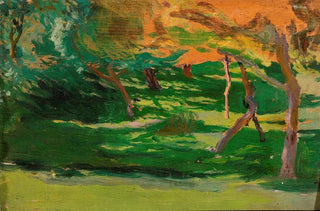 Jzef Mehoffer - Landscape sketch for Strange garden.webp