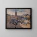 Place du marché principal à Cracovie - Józef Mehoffer — gerahmtes Bild an der Wand