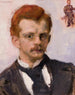 Selbstporträt - Józef Mehoffer — Ansicht des Kunstwerks