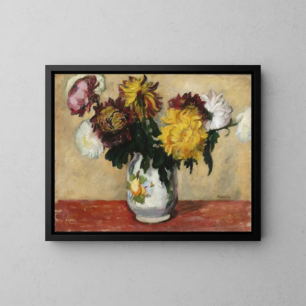 Chrysanthèmes - Józef Pankiewicz — gerahmtes Bild an der Wand