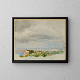 Riviera italienne - Józef Pankiewicz — gerahmtes Bild an der Wand